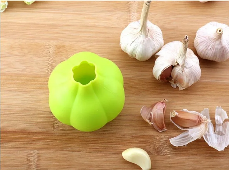 Silica Gel Garlic Peeler Silicone To Peel The Garlic By Hand To Remove The Peeler Machine Creative Garlic Press