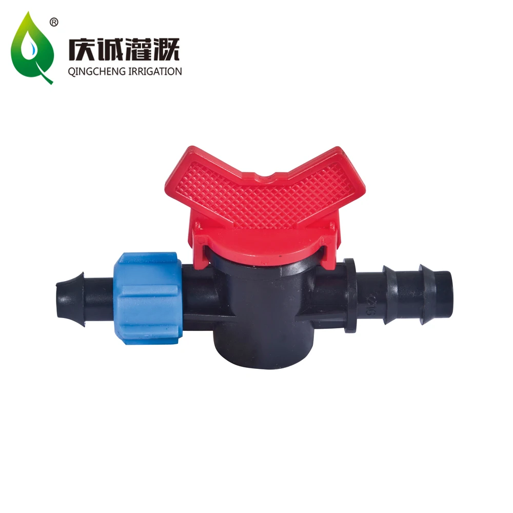 plastic mini valve  PE pipe connector for drip irrigation