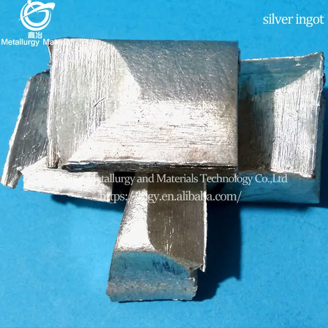 Supply high purity metal ingot 4N ingot laboratory silver melting