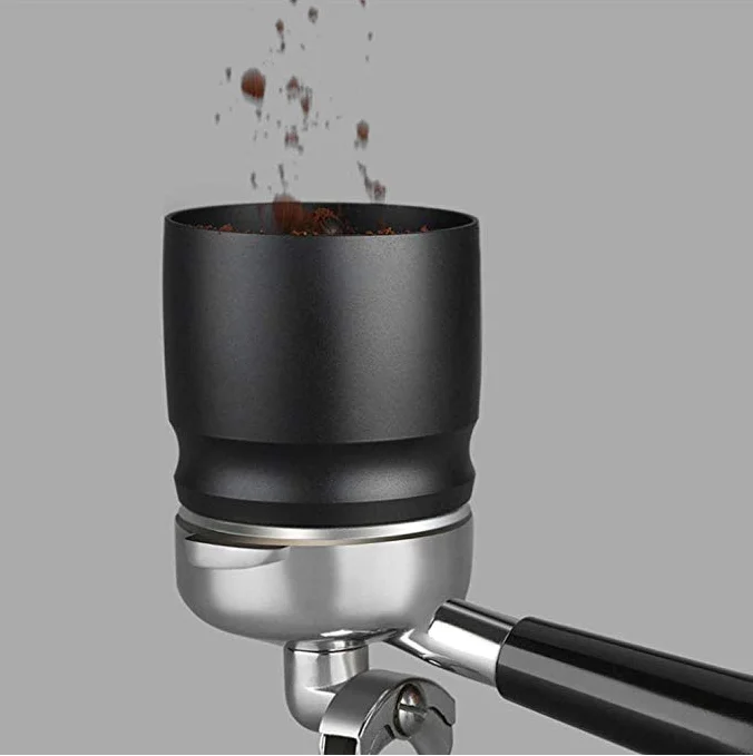 Aluminum Coffee Dosing Cup 58MM Espresso Accessories Brewing Bowl Coffee Powder Picker For EK43 Coffee Grinder Dosing Cup