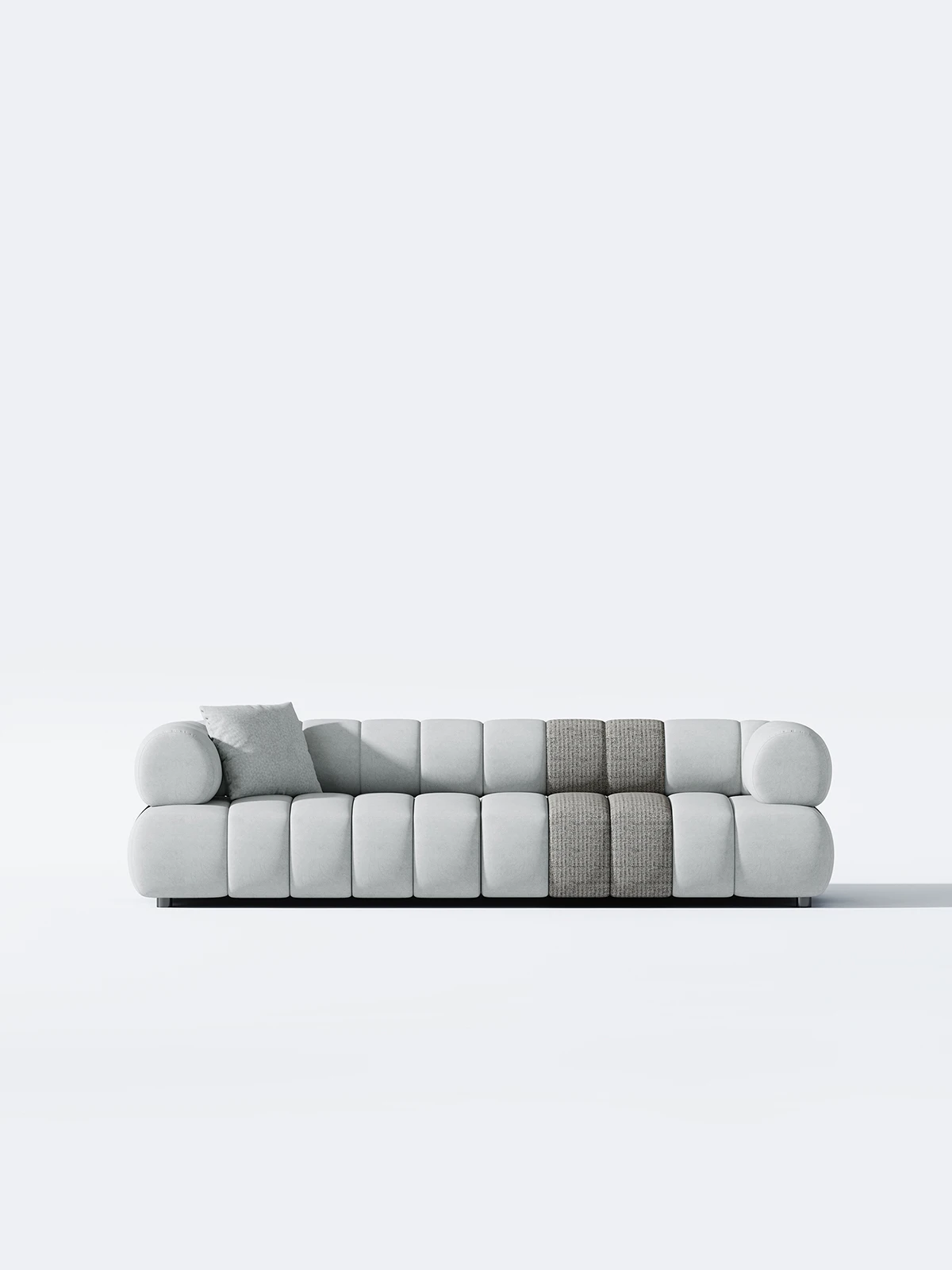 Living room loveseat fabric velvet sofa modern design soft fabric sectional sofa villa furniture high quality nubuck fabric sofa