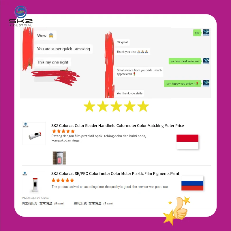 SKZColorCatPro Factory direct supply color-matching machine color uv spectrophotometer test colorimeter