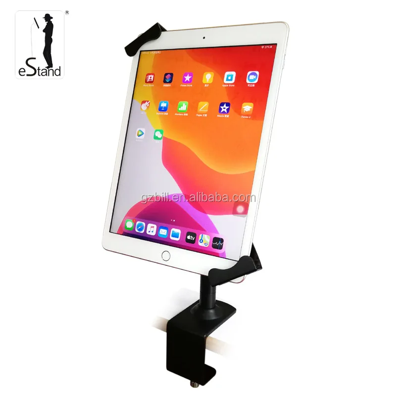 EStand BR24014Q металлический материал 10,4 дюйма защитный держатель для планшета зажим для кромки стола
