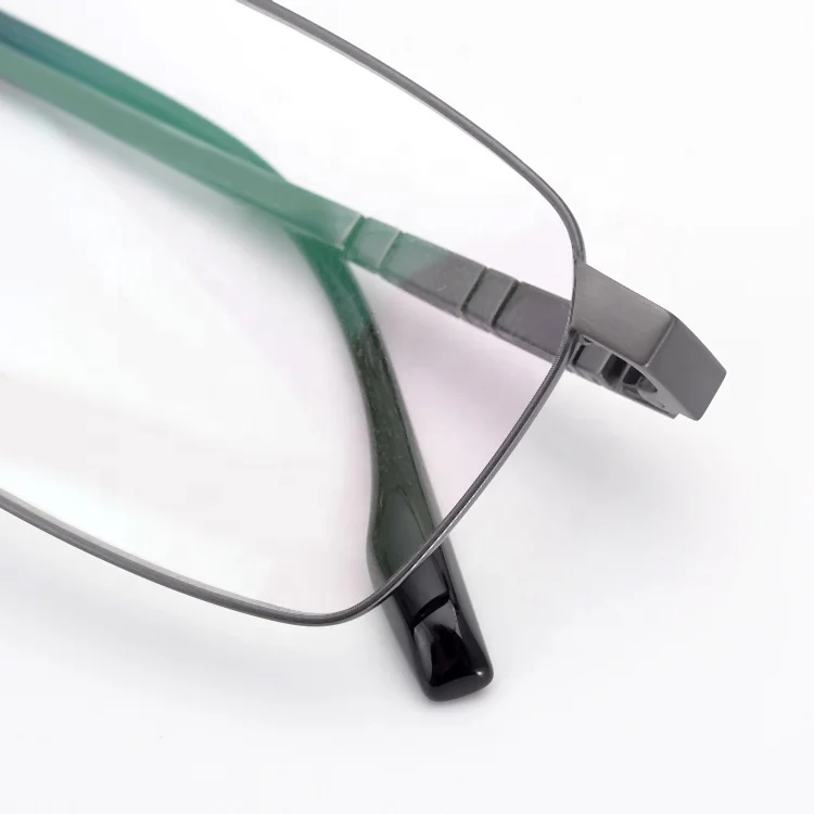 Wide Temple Titanium Optical Eyeglass Prescription Reading Glasses J10A