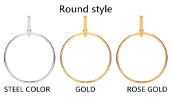 European and American fashion asymmetric titanium steel square bar pendant earrings