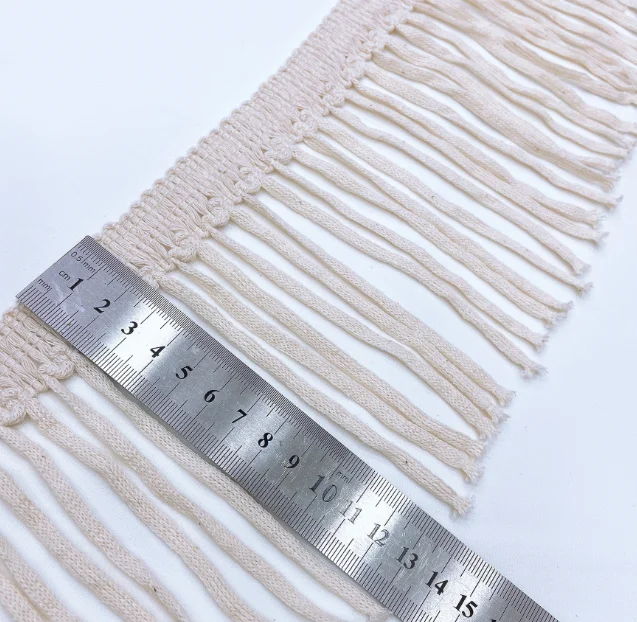 Factory direct supply pure cotton cashmere fringed lace clothing coat coat hem decorative fringe DIY accessories