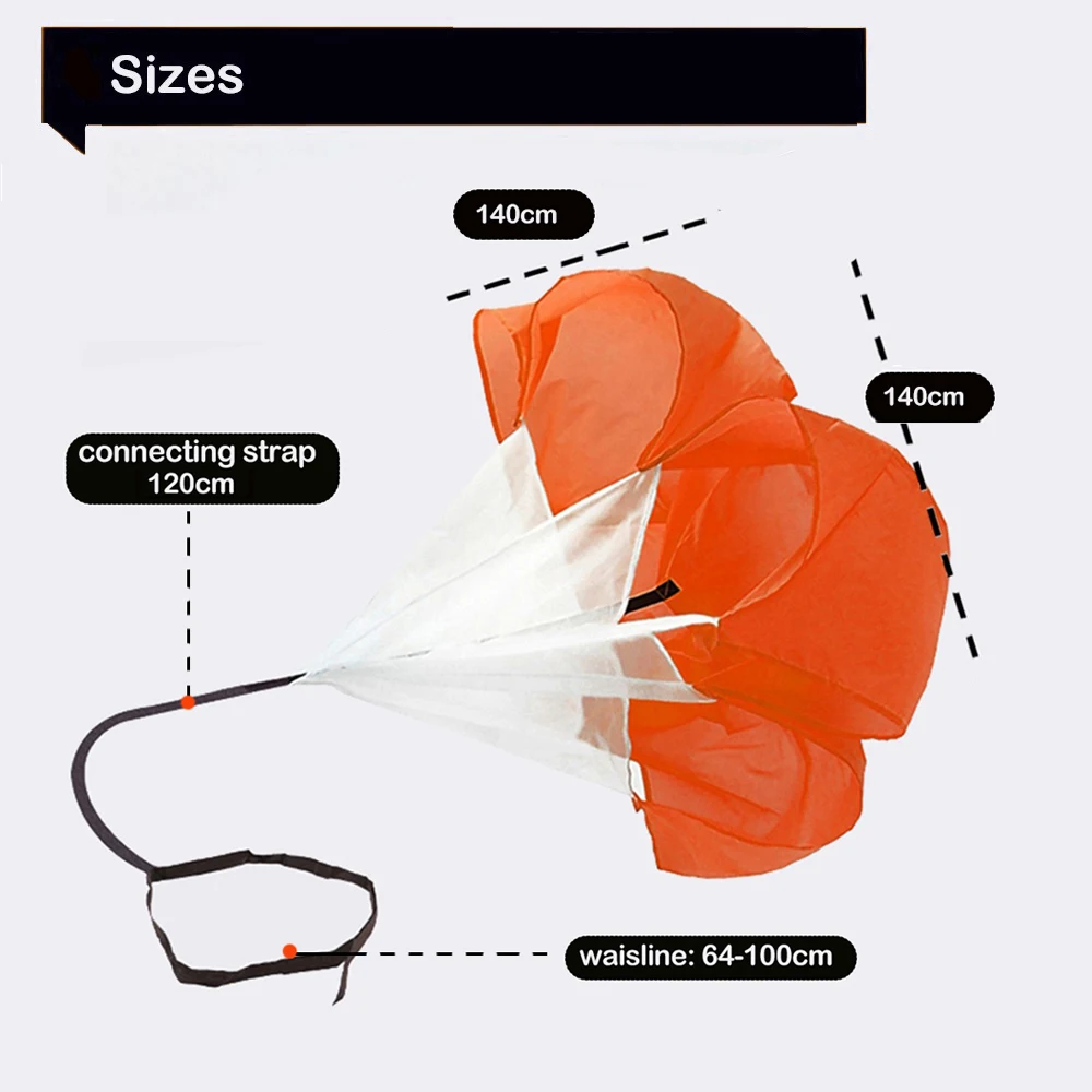 high quality fitness workout explosive power speed resistance parachute for running