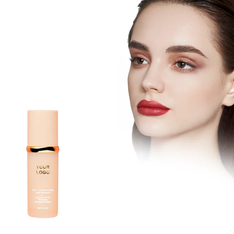 Wholesale Vegan Hydrating Foundation Cream private label make up foundation full coverage beauty cosmetics Biomimic Foundation