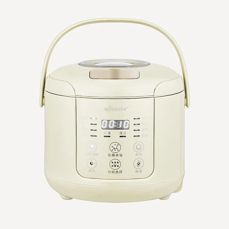 Smart Touch Screen 2L Electric Rice Cooker Multi-Function Digital Household Appliance with Plastic Housing