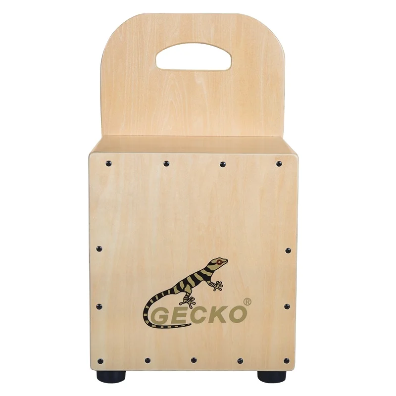 GECKO CM66 Child Cajon box drum high quality natural basswood kid drum box cajon with lifting handle for child