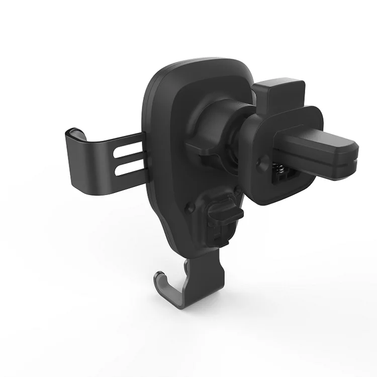 Hot Sale Manual Locking System Design 360 degree rotation free pivot on air vent Car Phone Holder