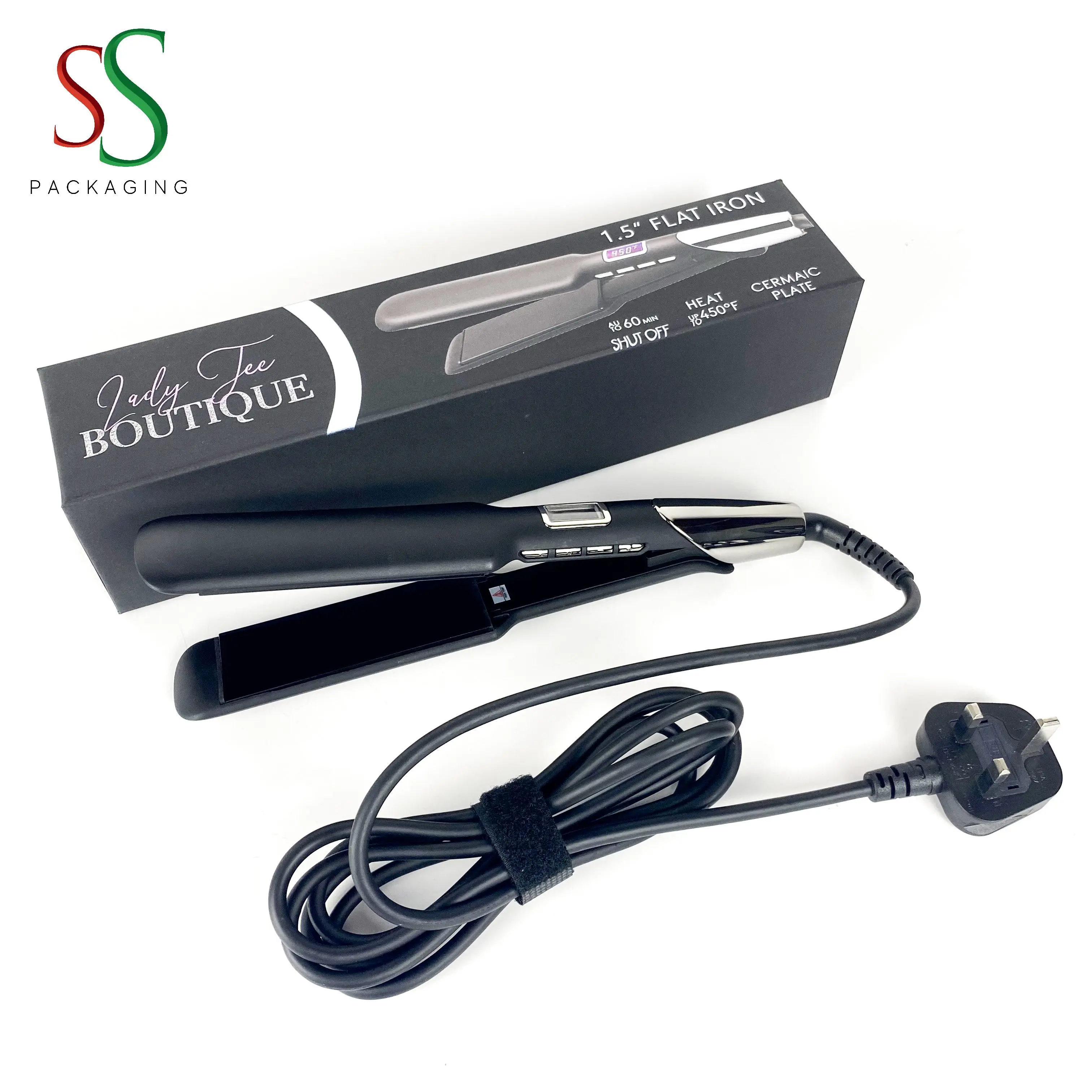 Высококачественные плоские утюги, оптовая продажа, частная торговая марка, индивидуальная плоская железная упаковочная коробка