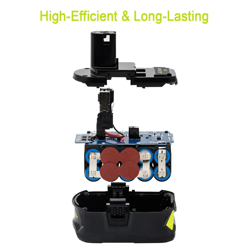 18V 6ah Rechargeable lithium ion Power Tool Batteries Pack For Ryobi ONE PLUS Ryobi rechargeable battery