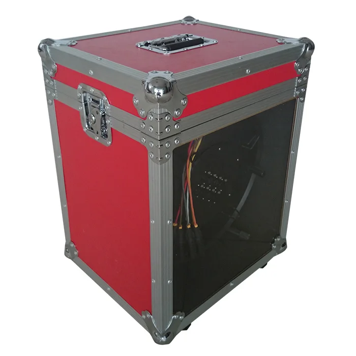 audio snake cable flight case with roller snake cable road case