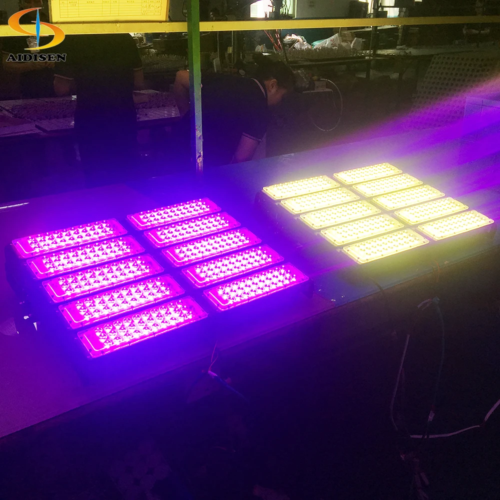 Professional 500W RGB LED Floodlight Waterproof IP65 Wireless Remote Control ROHS Certified Landscape Featuring Reflectors