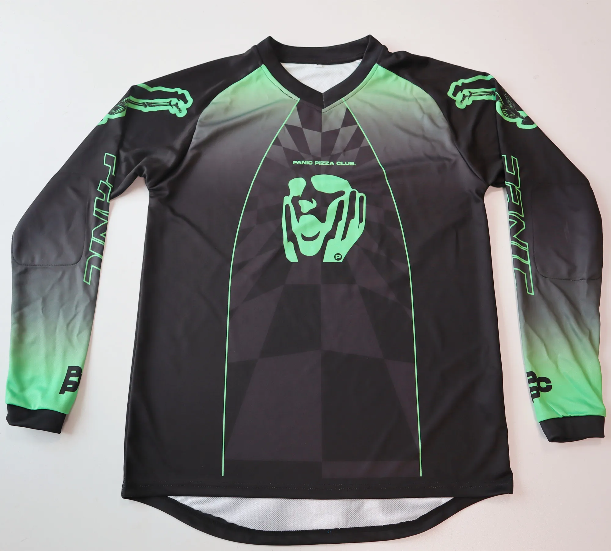 Custom Moto LS Sport T Shirt Polyester Team Motorcycle Shirt Zipper Manufacturer