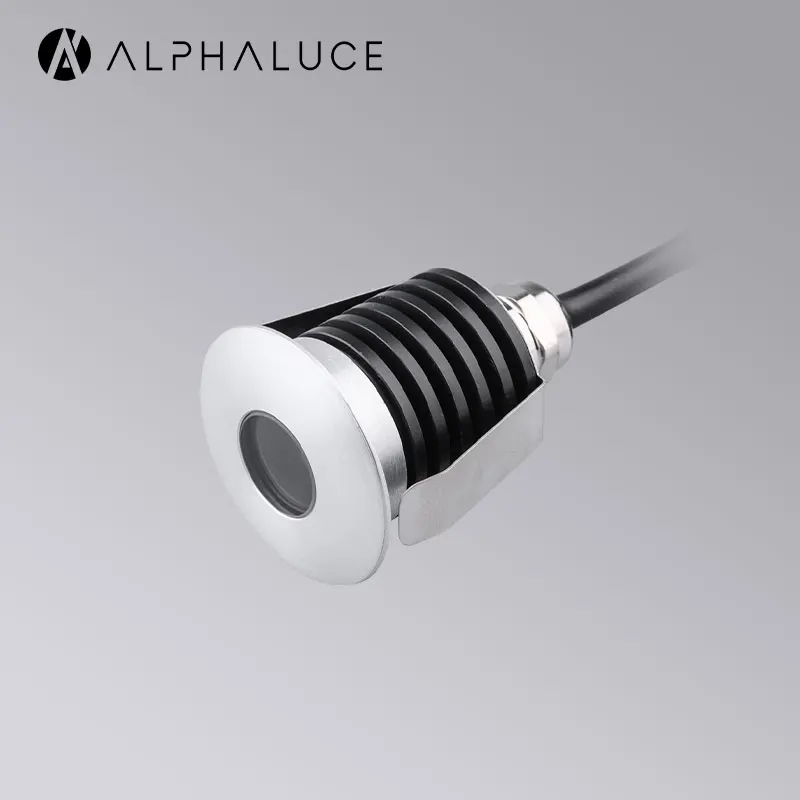 Мини-светильник Ip67 из нержавеющей стали 1 Вт 2 DC24V напольное освещение для бассейна