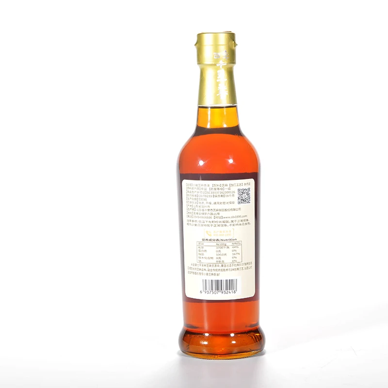 Wholesale 385ml sesame oil seasoning small grinding sesame oil edible sesame oil