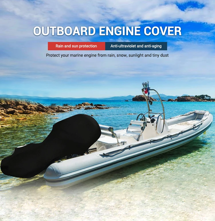 Customized Motor Waterproof  Boat Full Outboard Engine Covers Waterproof Boat Cover Ship Engine Protective cover