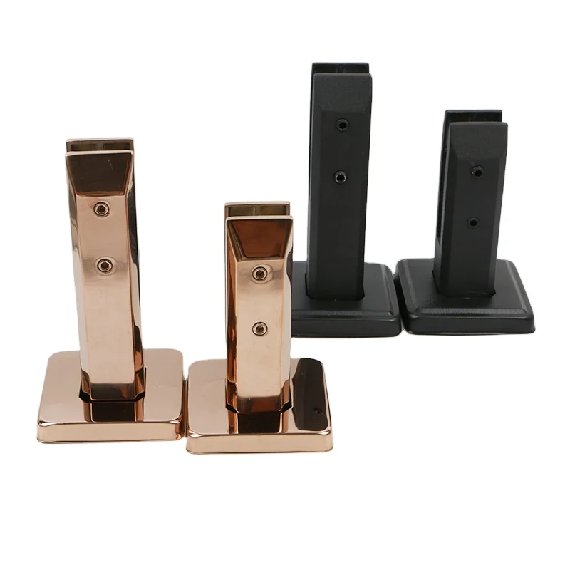 Manufacturer Direct Sales Frameless Stairs Railings Water Pools Glass Fences Pointed Mouth Clips Glass Railing Sockets