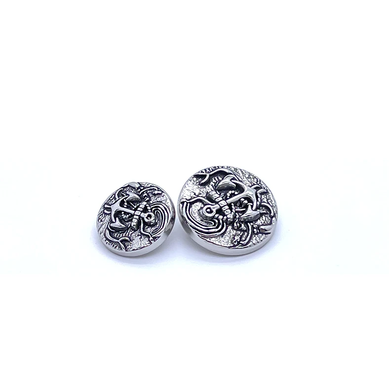 High Quality Fashion Designs Custom Metal Buttons Shank button for Clothing