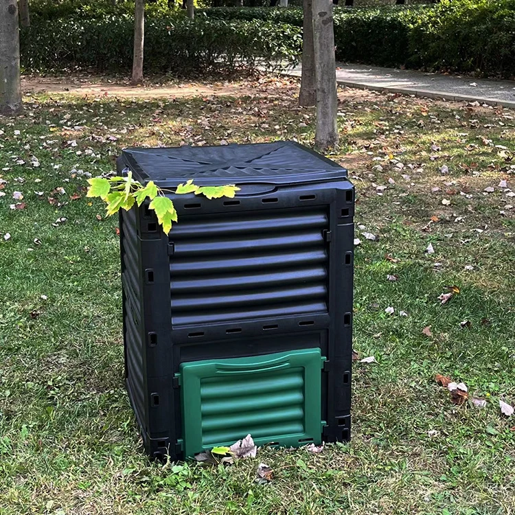 Wholesale Eco-friendly Durable 300L Garden Tools Plastic Industrial Food Waste Compost Bin Fertilizer Organic Worm