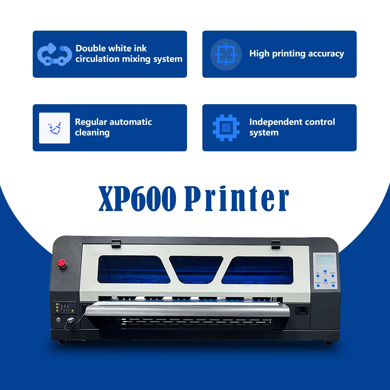 Erasmart A1 A3+DTF Inkjet Printer Dual XP600 Print Head T-Shirt Printing Machine Direct To Film Printer