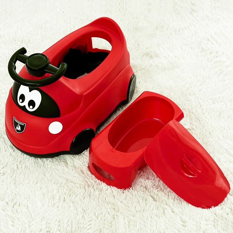 Car design baby potty,PP plastic kids toilet potty with cheap price