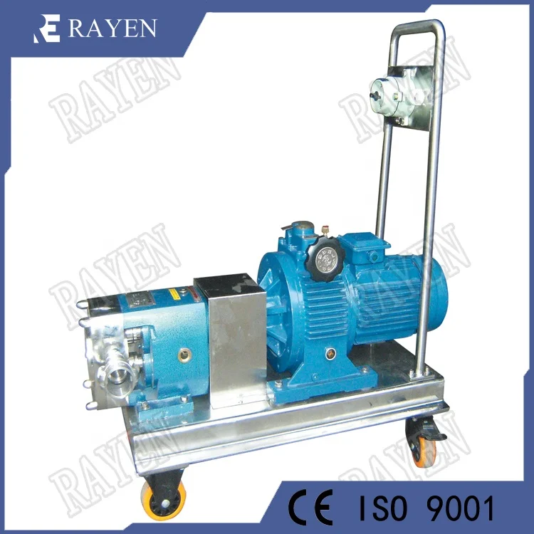 SS304 SS316L Stainless Steel Dosing Lobe Pump For Boiler Fresh Butter Candy Gum And Chocolate