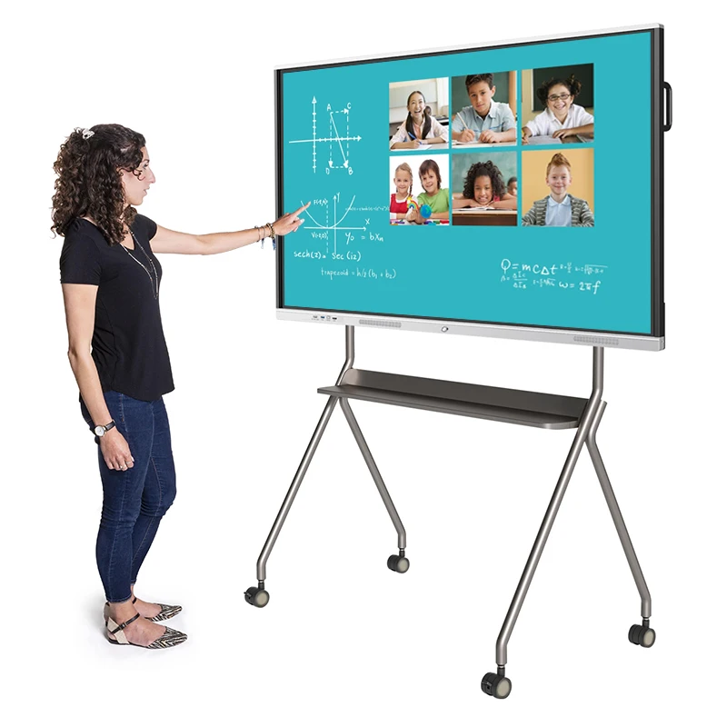Wholesale 55 65 75 86 inch Wall Mount OPS PC all-in-one School Smart Board Digital Touch Screen Interactive Whiteboard