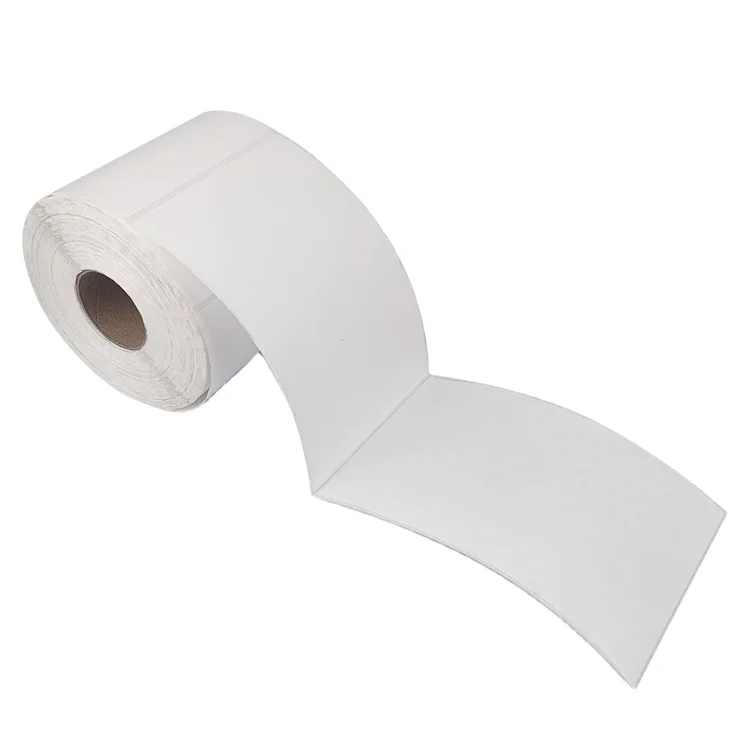 Factory manufacturer customized size sticker paper self adhesive brand label thermal paper sticker