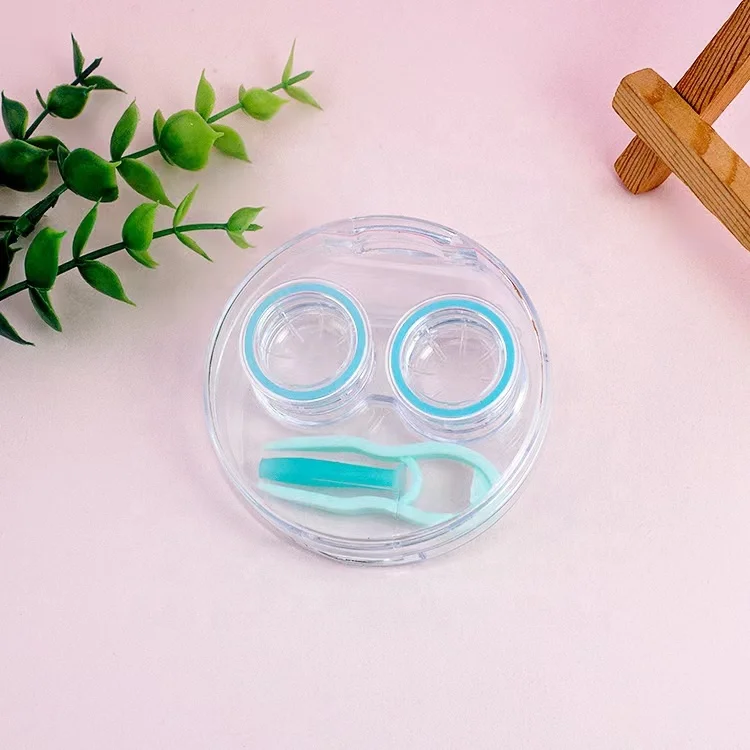 lentes de seguridad contact lenses cases container with contact solution bottle