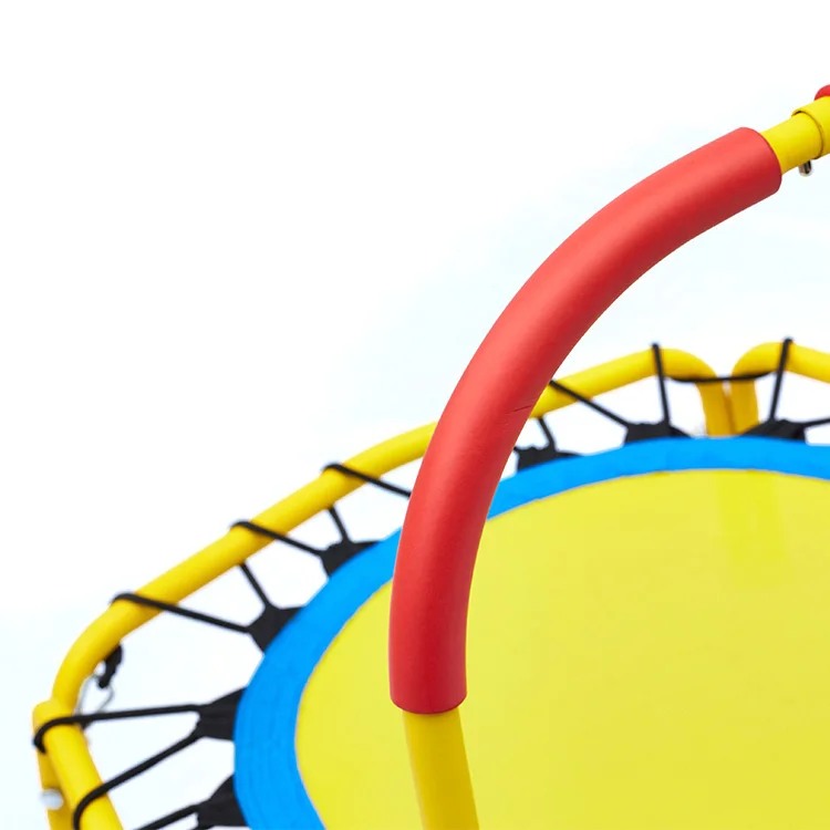 Hot Popular Top Quality Home Indoor Gym Small Jumping Bed Child Round Mini Trampoline Manufacturers Kid With Handle