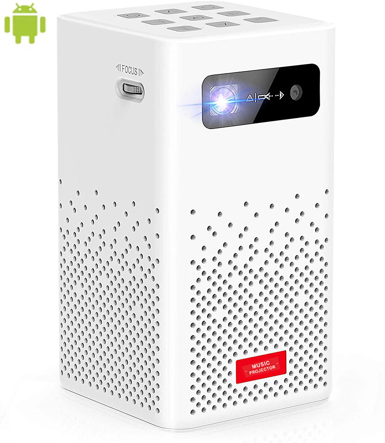 Amazon Hot Selling Android 9.0 System HD 5G Wifi Wireless Mini Portable DLP projector for home Theater