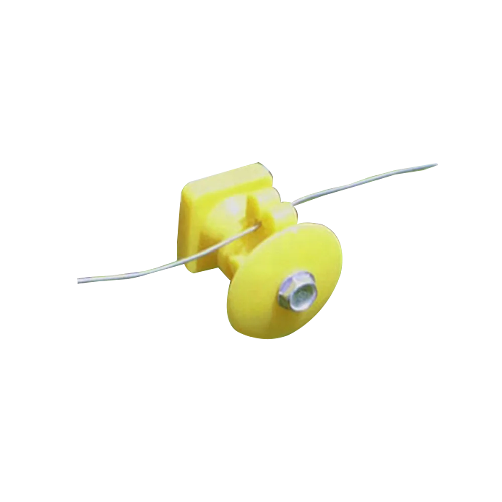 Extension Bracket Chain Link Plastic Electric Fence  Insulator With Round Square Bracket Clamp