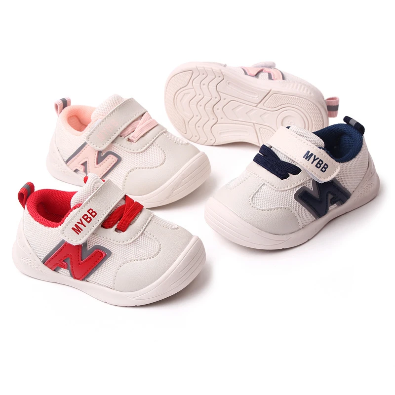 Spring Baby Basic Sneakers Breathable Shoes For Kids Simple Style Shoes For Baby Boy Sneakers