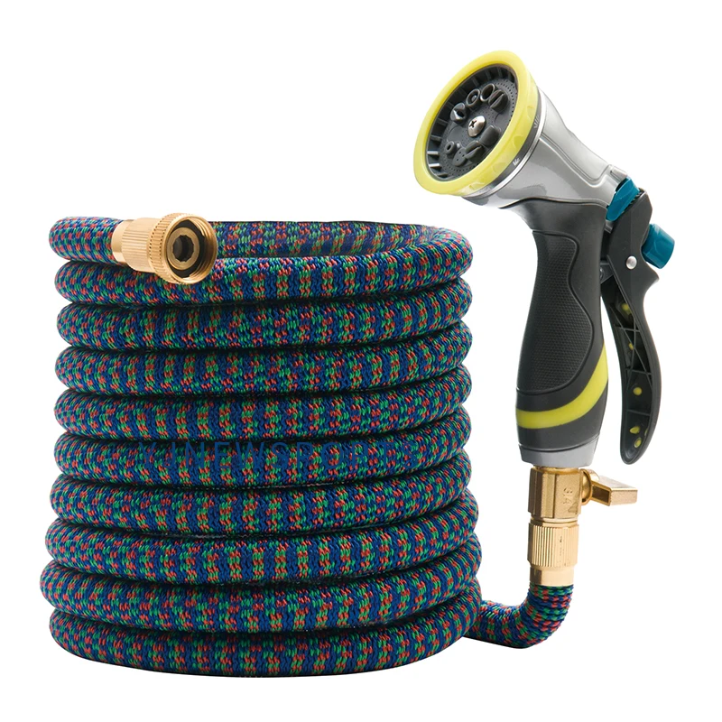 Hot Factory Supply Direct Sale 75ft Garden Hose With Sprayer Telescopic Magic Water Garden Hose