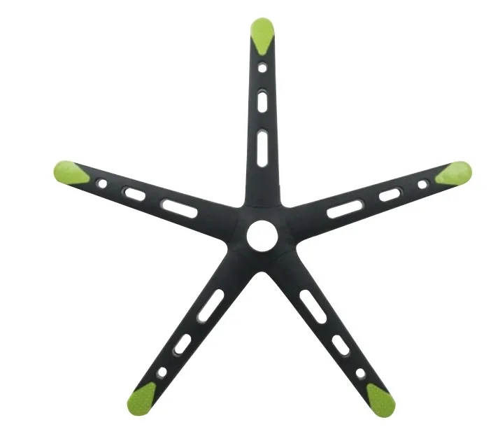 folding 5 star Legs PP Hydraulic Chair Base Aluminium Chair Base