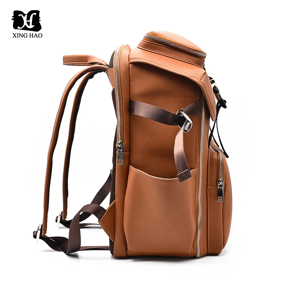 Wholesale new design customize leather camera bag for photography camera backpack digital