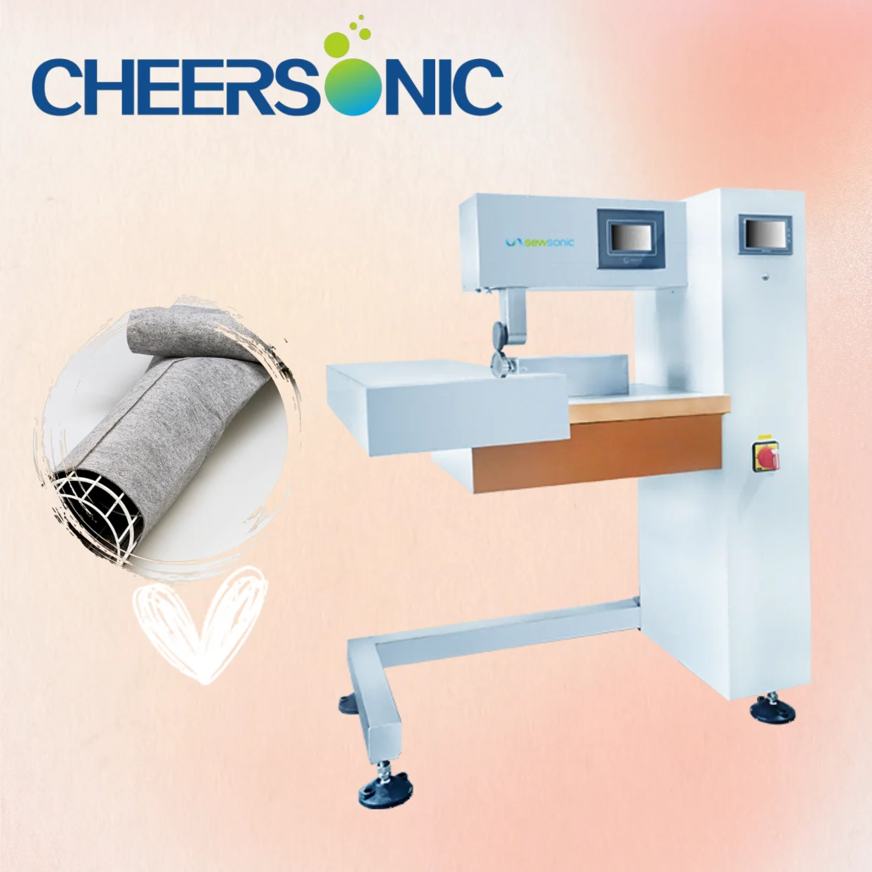 Ultrasonic Quilting table cut sweet