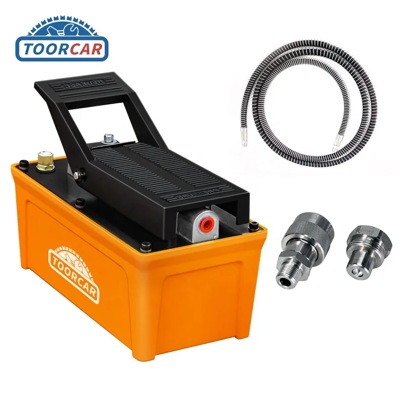 Sunmo Air Operated Hydraulic Power Pack Hydraulic Bottle Jack With Foot Pedal Pump