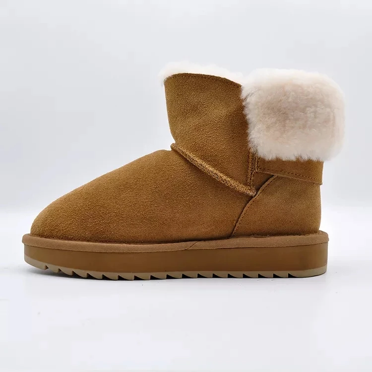 Высококачественная зимняя обувь, Нескользящие зимние сапоги из искусственного меха, сексуальные пушистые женские зимние сапоги