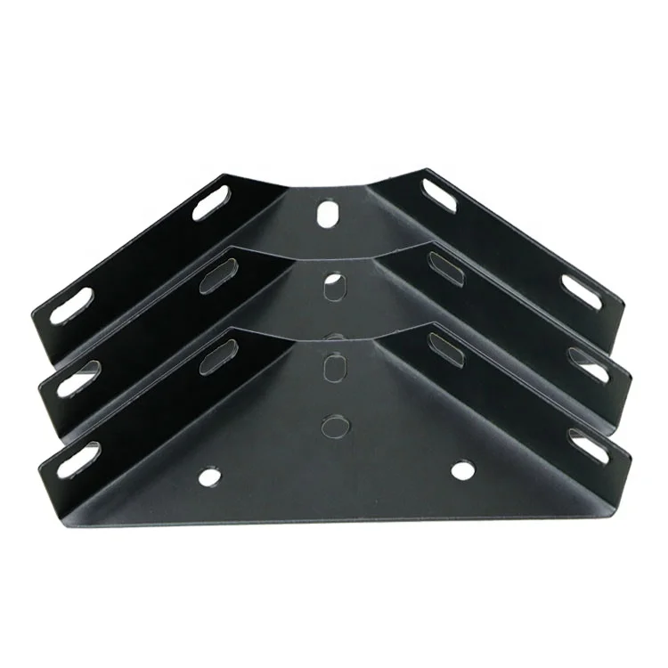 Three side Angle iron cabinet hanging code triangle support L - type bracket reinforcement plate support hardware bed accessorie