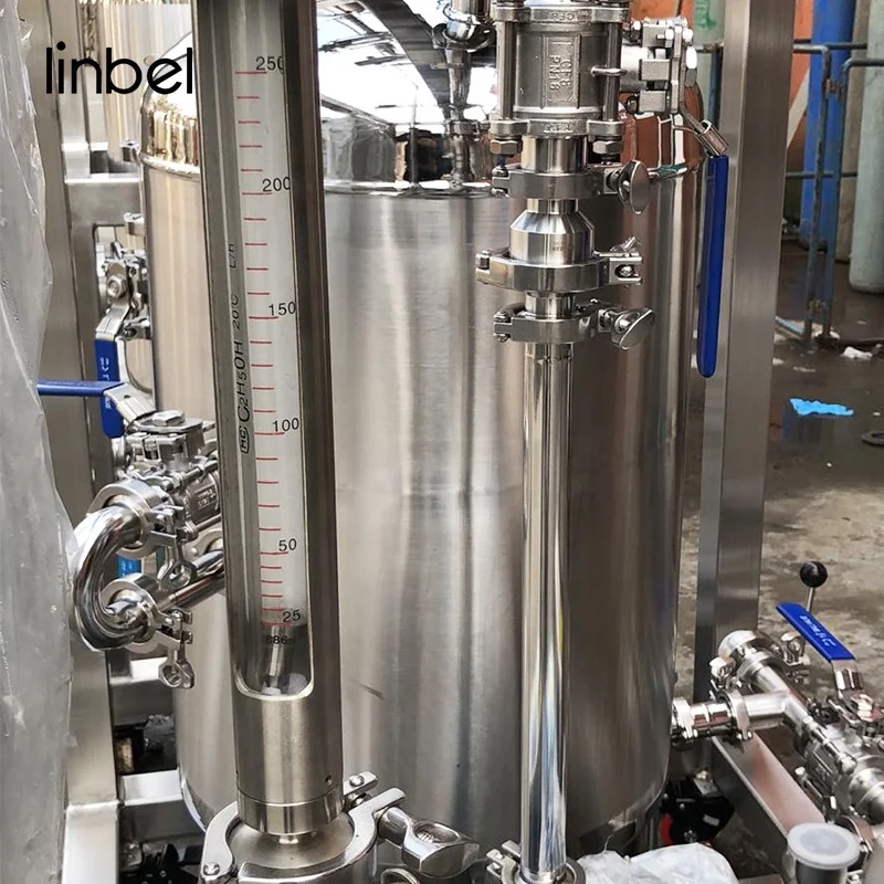 Linbel падающий пленочный испаритель промышленный Cbd из нержавеющей