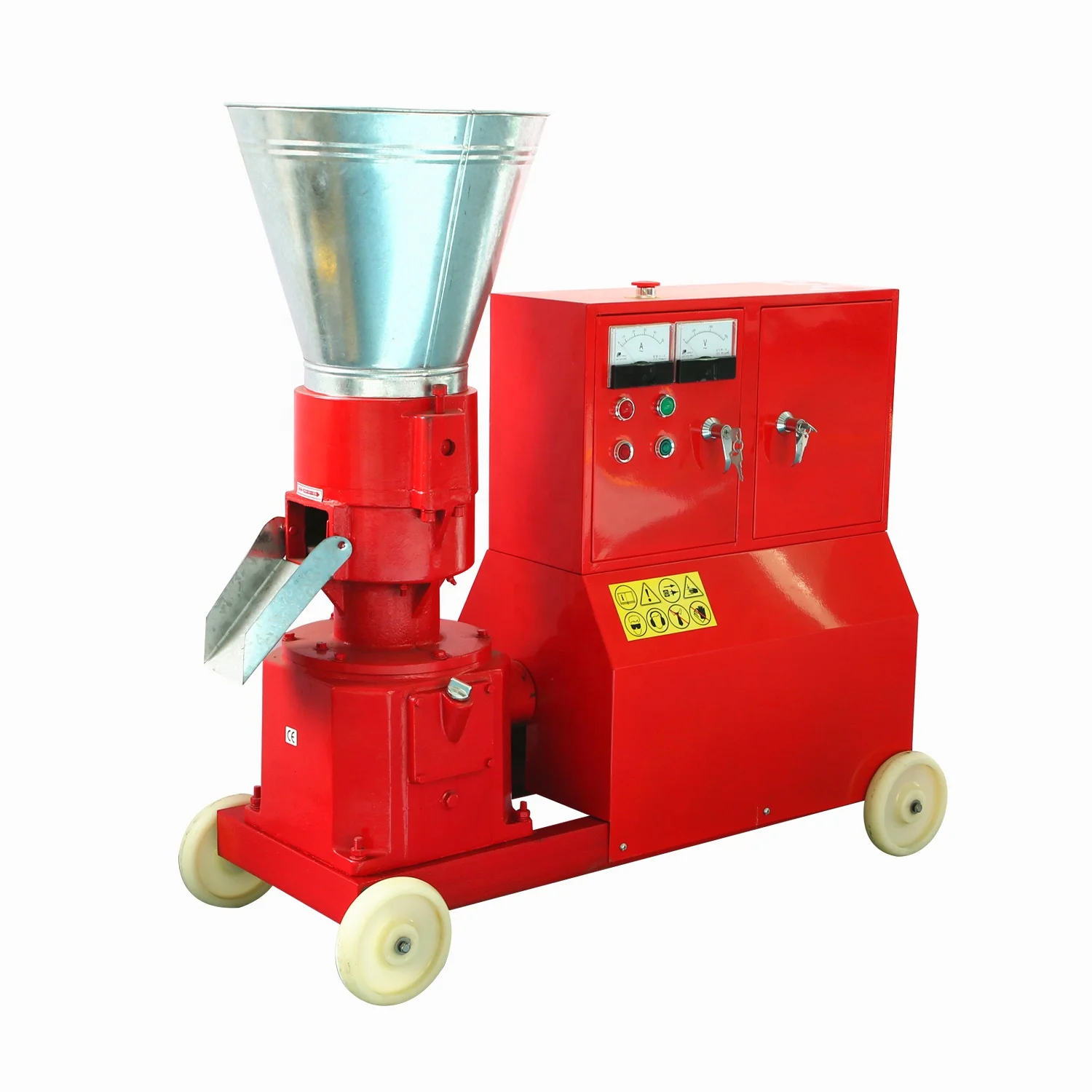 China Made Electric Motor Small Wood Pellet Mill/Flat Plate Pellet Machine/Rice Husk Pellet Press with CE