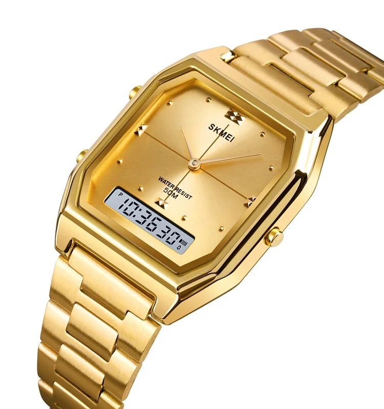 New Arrivals Luxury Brand Skmei Watches Quartz Gold Stainless Steel Japan Movt Diamond Quartz Watch