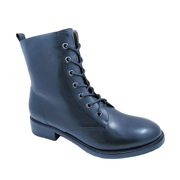 Factory direct sale winter waterproof genuine leather women boots for lady