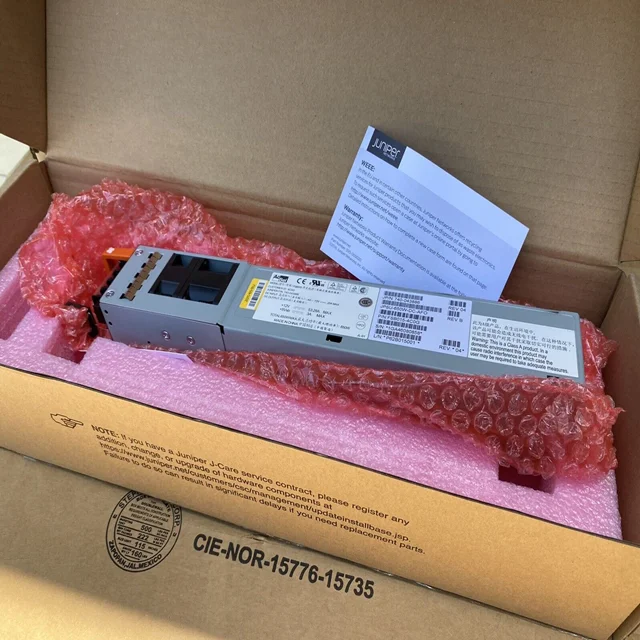 JPSU-650W-DC-AFI JPSU-650W-DC-AFO FSB015-4C0G 740-043886 можжевельника EX4550 QFX 650W DC сетевой коммутатор 48 V блок