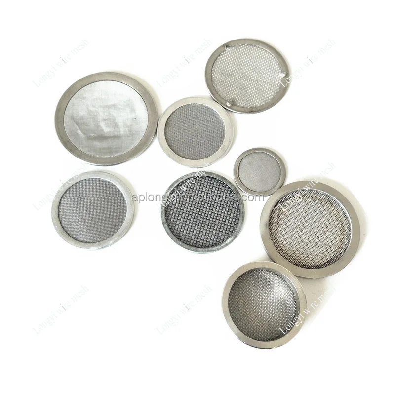 Round shape screen 80 100 120 mesh 180um 150 120 micron stainless steel dust filter mesh