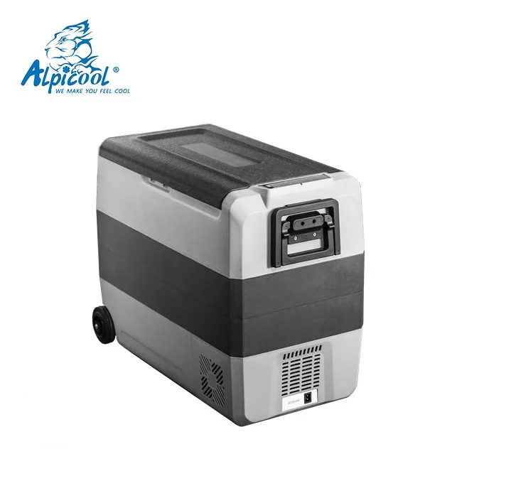 Компрессор Alpicool T60 DC портативный Двухзонный холодильник для кемпинга морозильная камера рыбалки дороги поездок пляжного автомобиля